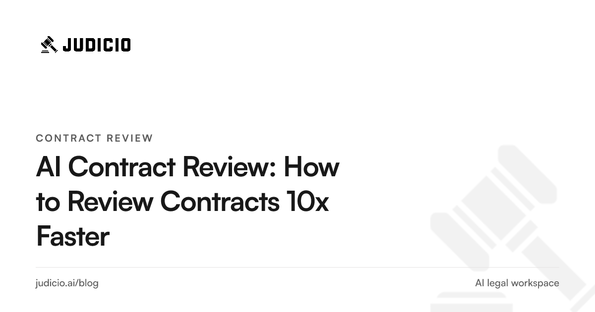 Contract documents being reviewed with AI-powered analysis highlighting key terms