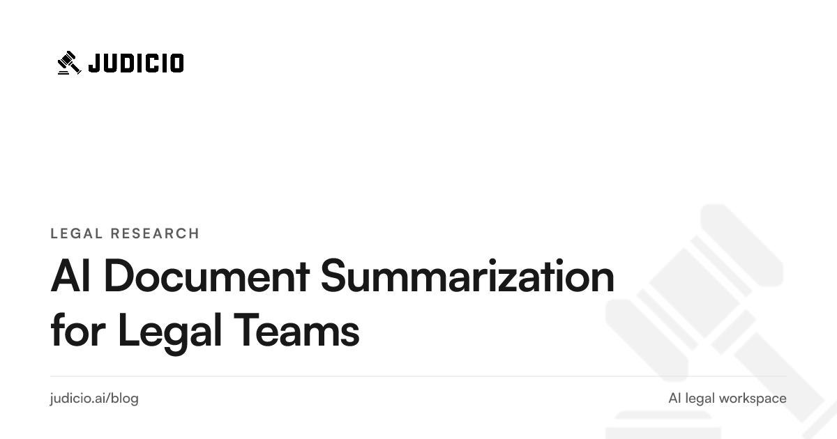 AI summarizing legal documents into grounded, cited summaries for a legal team