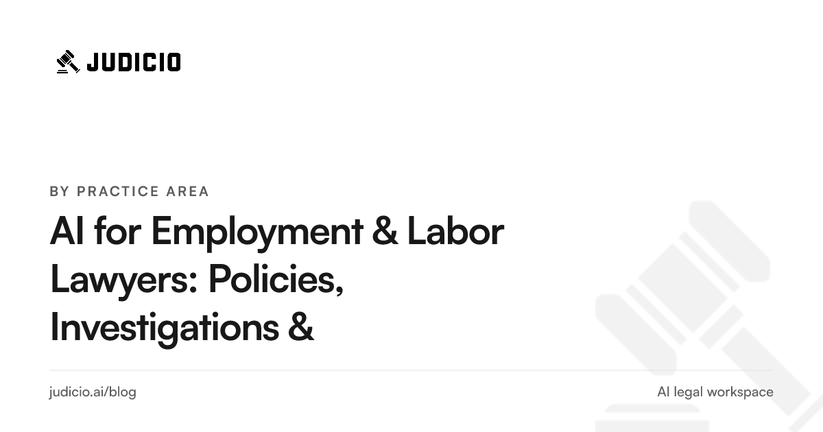 An employment lawyer using AI to review handbooks and investigation evidence and build a discrimination claim chronology