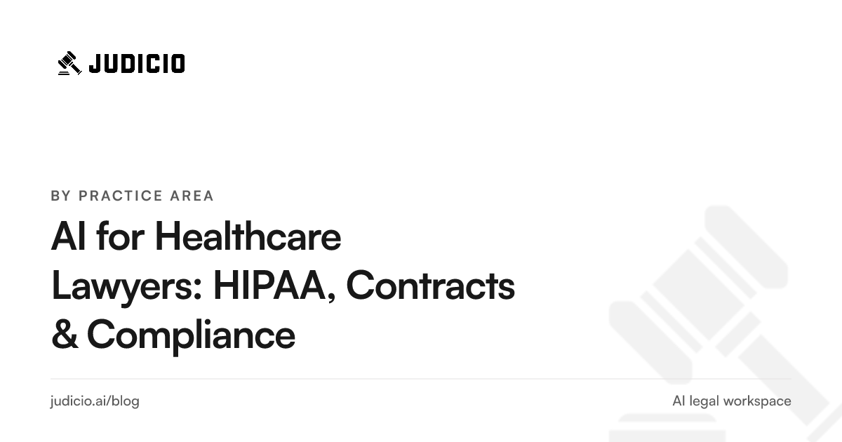 A healthcare lawyer using AI to research HIPAA rules and review provider contracts