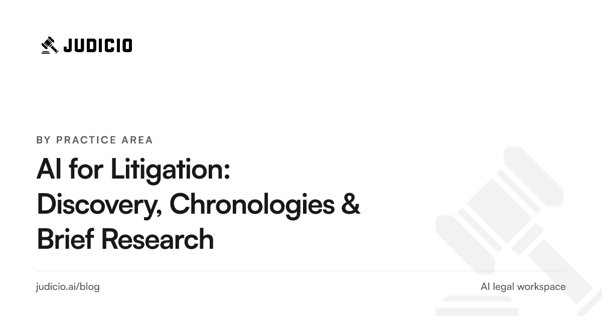A litigator using AI to triage discovery and build a cited case chronology