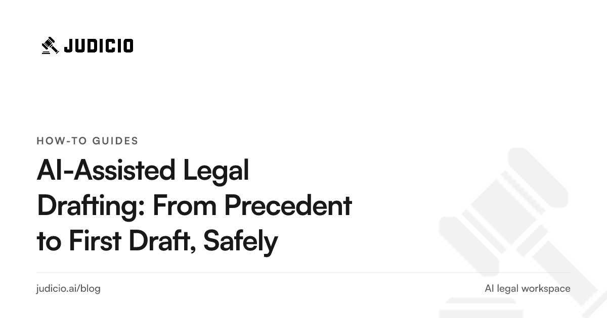 Drafting a legal document with AI from a precedent, with tracked changes
