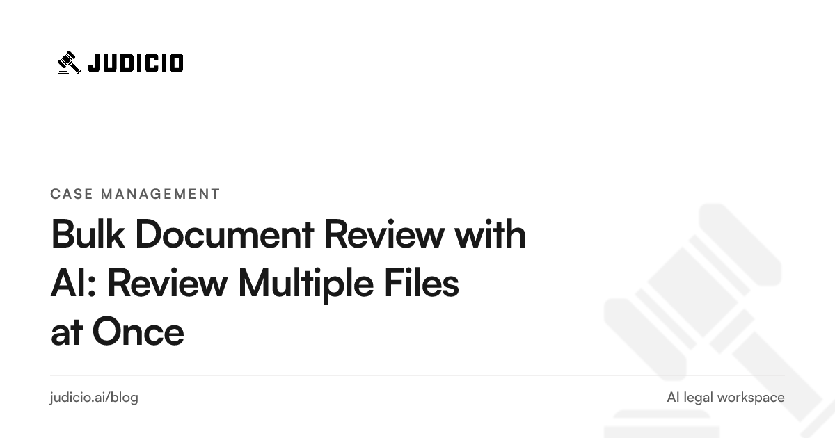 Reviewing multiple files at once with AI and a cross-document findings matrix