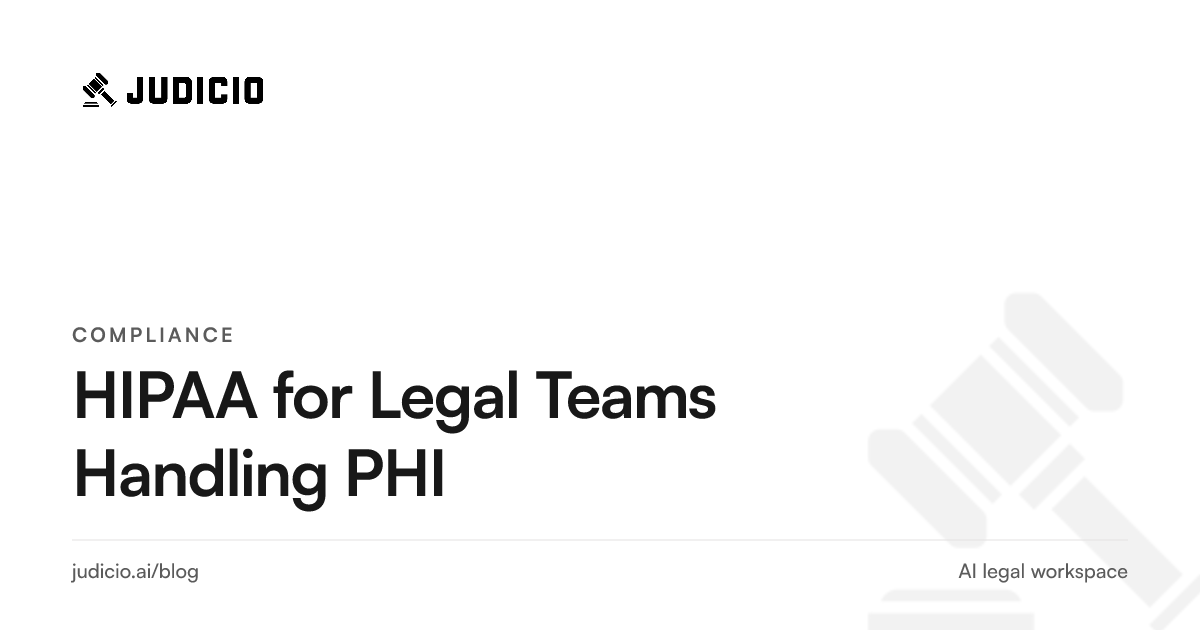 A legal team handling protected health information under HIPAA - BAAs, minimum necessary, and safeguards