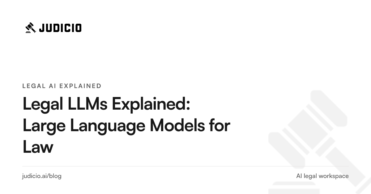 Large language models explained for legal work, from tokens and training to grounded, cited answers