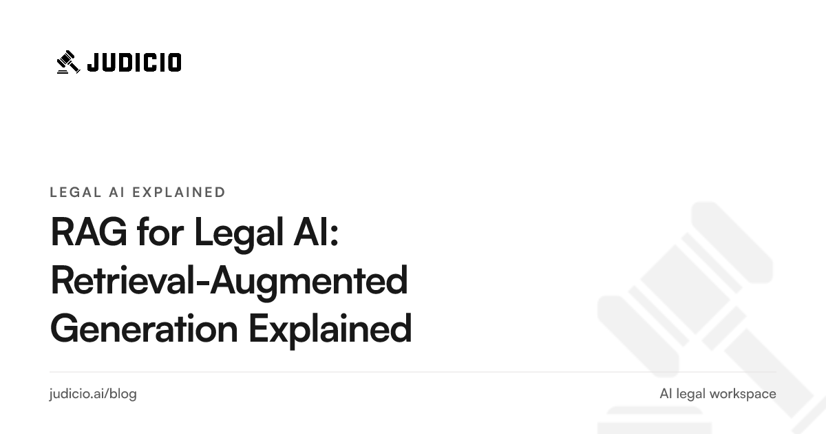 How retrieval-augmented generation (RAG) grounds legal AI answers in cited source documents