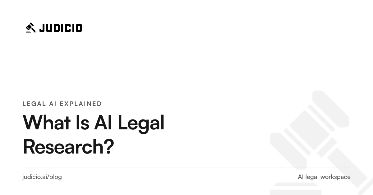 AI legal research turning a plain-language question into cited case law and statutes