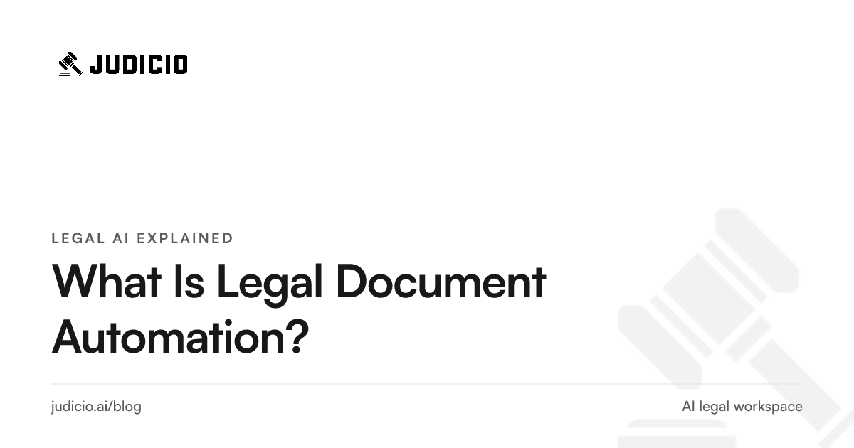 Legal document automation generating documents from reusable templates and case data