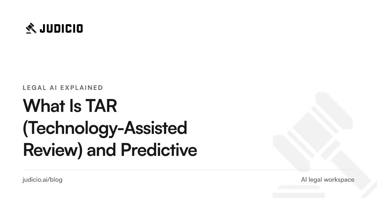 Technology-assisted review and predictive coding ranking documents by relevance in e-discovery